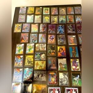 58 Comic Images Trading Cards – Marvel, Cyberforce, Skybox Collection - Comics